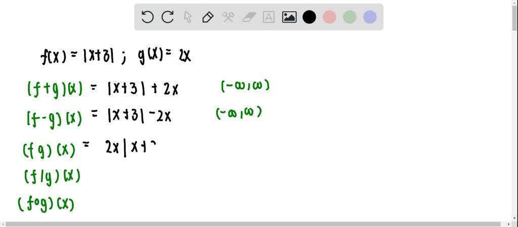 Solvedfor Each Pair Of Fimetions A Find Fgxf Gx And F Gx B Give The 2761