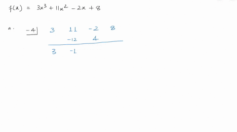 using-synthetic-division-determine-whether-the-numbers-are-zeros-of-the-polynomial-function-42-fx3-x