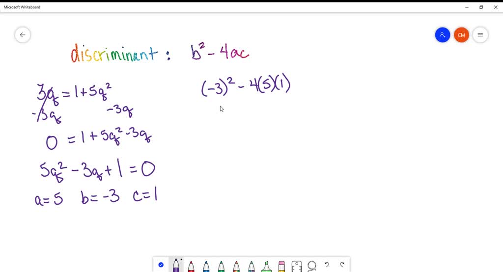 solved-find-the-value-of-the-discriminant-then-determine-the-number-and-type-of-solutions-of