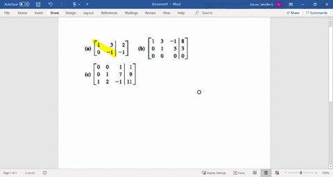 is-the-matrix-in-row-echelon-form-a-leftbeginarrayrrr1-3-2-0-1-1endarrayright-b-leftbeginarrayrrrr1-