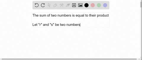 let-r-and-s-represent-two-numbers-and-translate-the-sentence-algebraically-the-sum-of-two-numbers-is