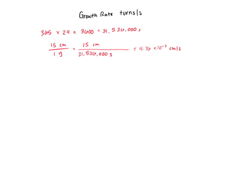 what-is-the-growth-rate-in-turns-per-second-of-the-alpha-helices-in-a-hair-that-is-growing-15-mathrm