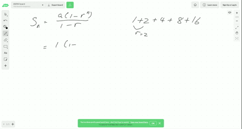 find-the-sum-of-each-finite-geometric-series-by-using-the-formula-for-s_n-check-your-answer-by-actua