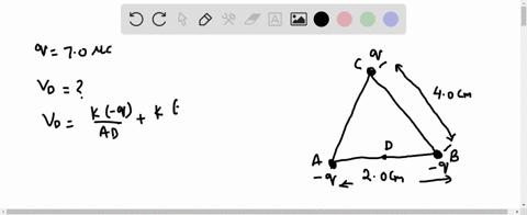 the-three-charges-in-figure-mathrmp-2519-are-at-the-vertices-of-an-isosceles-triangle-calculate-the-
