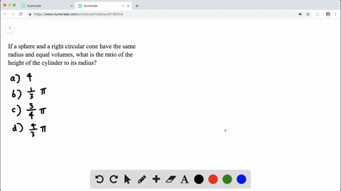 SOLVED:The radius of a right circular cylinder of greatest curved ...