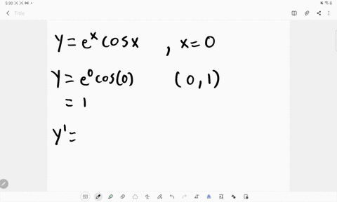 find-an-equation-of-the-tangent-line-at-the-point-specified-yex-cos-x-quad-x0