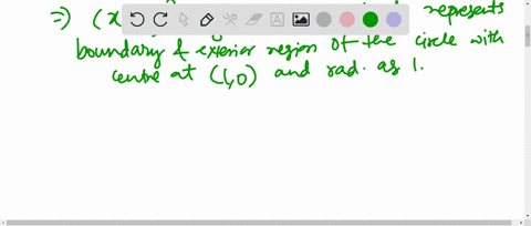sketch-the-solution-set-of-the-following-system-of-inequalities-x2y2-2-x-geq-0-3-x-y-12-leq-0-y-x-le