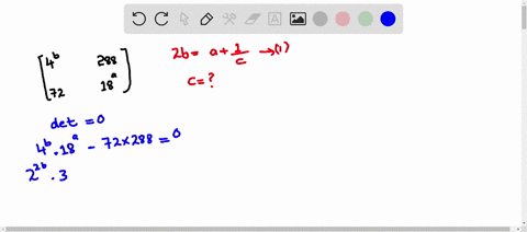 if-leftbeginarrayll4mathrmb-288-72-18mathrmaendarrayright-is-a-singular-matrix-and-2-mathrmbmathrmaf