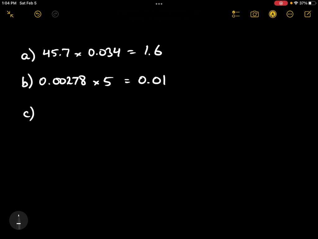 SOLVED: Realice Cada Uno De Los Siguientes Cálculos Y Proporcione Las ...