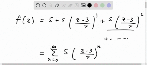 for-all-z-values-for-which-it-converges-the-function-f-is-defined-by-the-series-fz55leftfracz-37righ