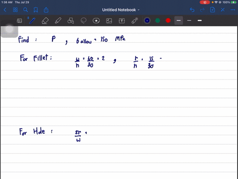 the-steel-bar-has-the-dimensions-shown-determine-the-maximum-axial-force-p-that-can-be-applied-so-as