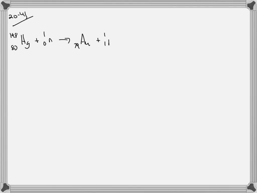 A long-cherished dream of alchemists was to produce gold from cheaper and more abundant elements. This dream was finally realized when $^{198}_{80}$ Hg was converted into gold by neutron bombardment. Write a balanced equation for this reaction.