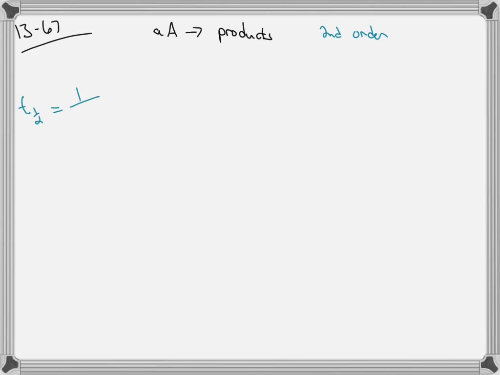 solved-a-reaction-of-the-form-a-a-products-is-second-order-with-a-rate