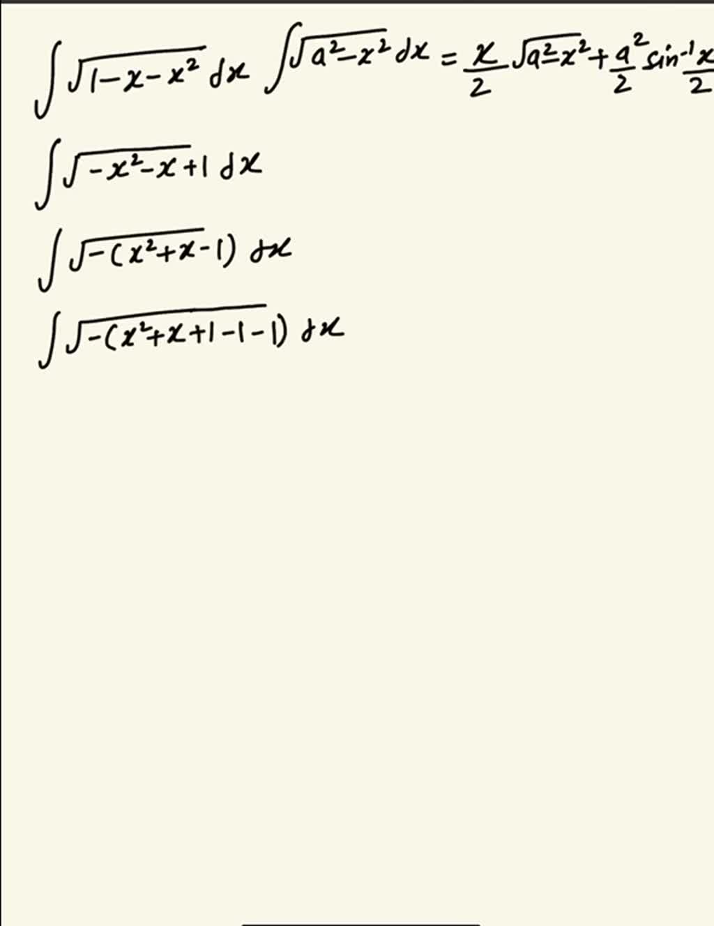 SOLVED 6 1 x x 2 D X