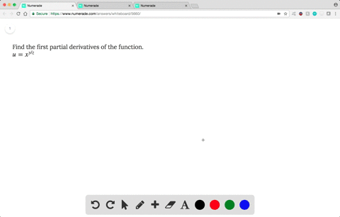 Solved Find The First Partial Derivatives Of The