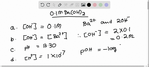 which-of-the-following-isare-true-regarding-a-01-mathrmm-solution-of-mathrmbamathrmoh_2-a-leftmathrm
