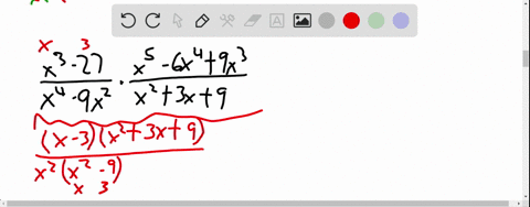 multiply-and-if-possible-simplify-fracx3-27x4-9-x2-cdot-fracx5-6-x49-x3x23-x9