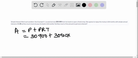 simple-interest-work-each-problem-see-example-5-levada-borrows-30900-from-her-bank-to-open-a-florist