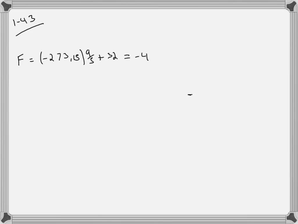 SOLVED:The absolute zero of temperature is -273.15^∘ C Should it be ...