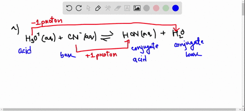 for-each-of-the-following-reactions-indicate-the-brnsted-lowry-acids-and-bases-what-are-the-conjugat