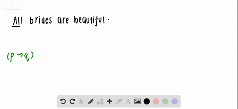 write-each-statement-in-the-form-if-p-ldots-then-q-all-brides-are-beautiful