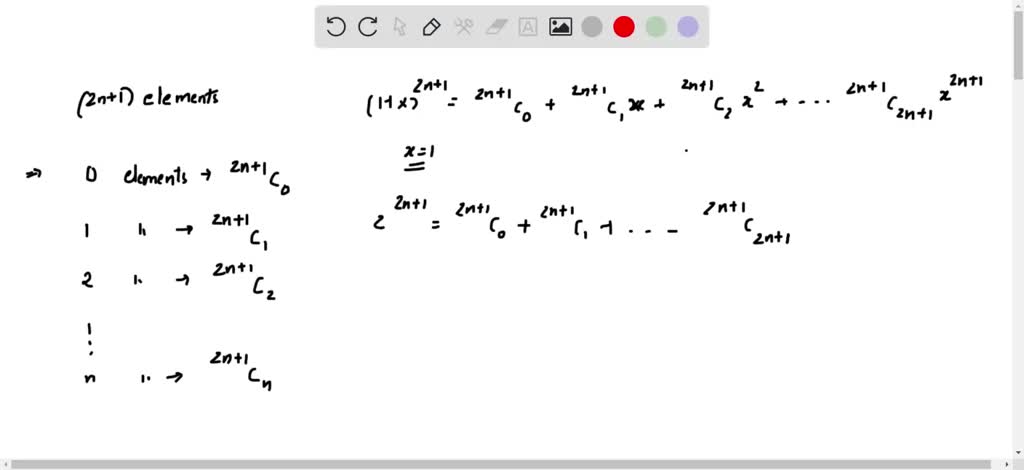 ⏩SOLVED:If a set X has 2 n+1 elements, find the number of subsets of ...