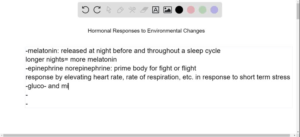 Solved In A Short Essay 100 150 Words Use Specific Examples To Discuss The Role Of Hormones In An Animal S Responses To Changes In Its Environment