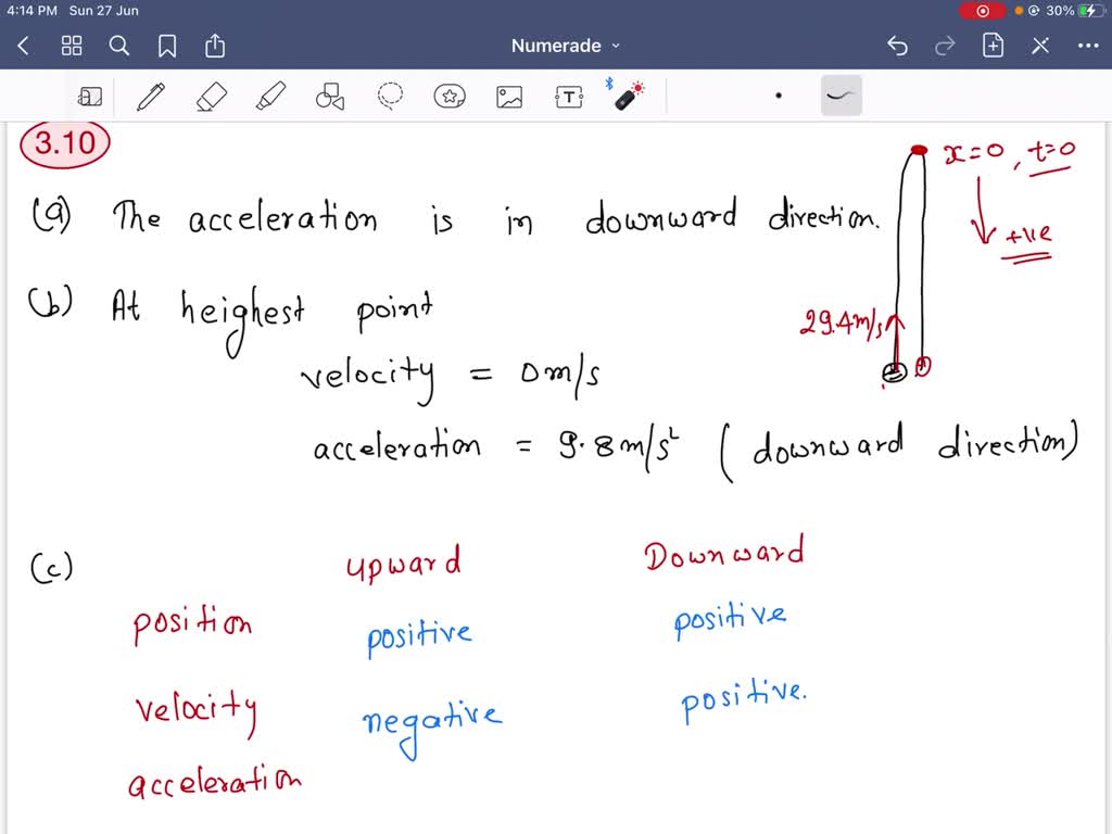 A player throws a ball upwards with an initial speed of 29.4 m s^1. (a