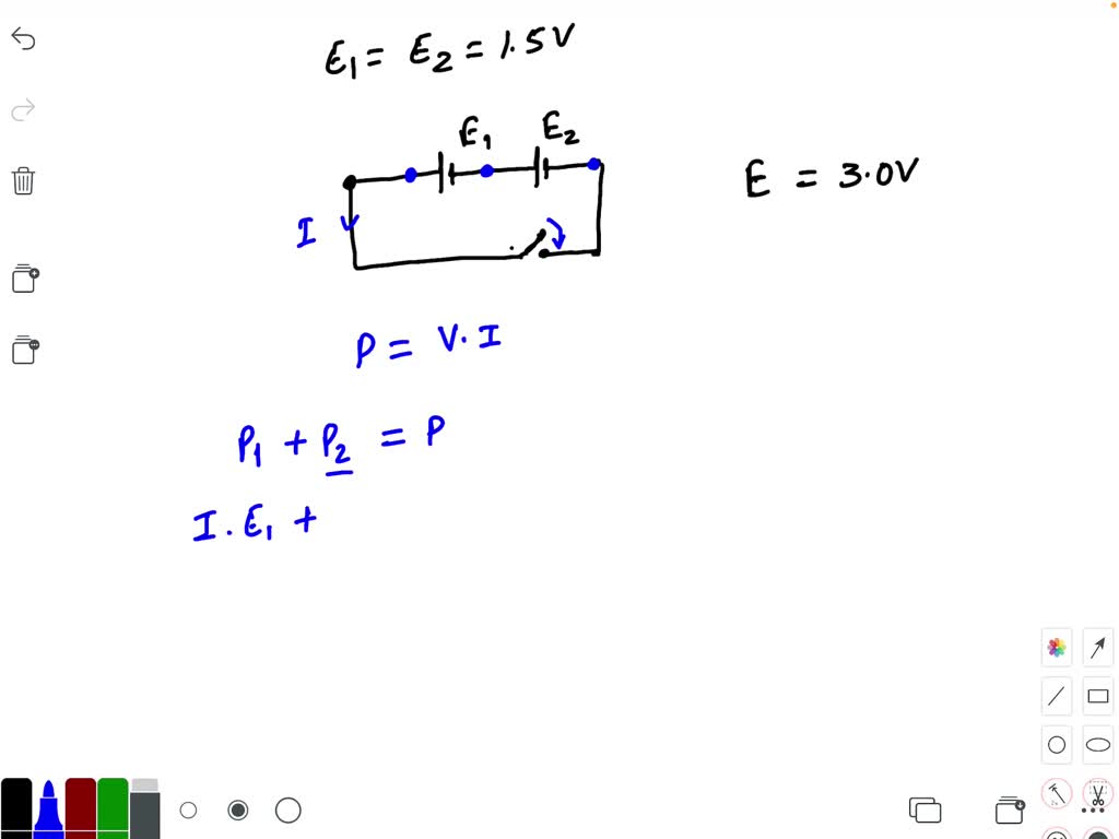 SOLVEDTwo 1.5volt batteries are connected in series in an electric