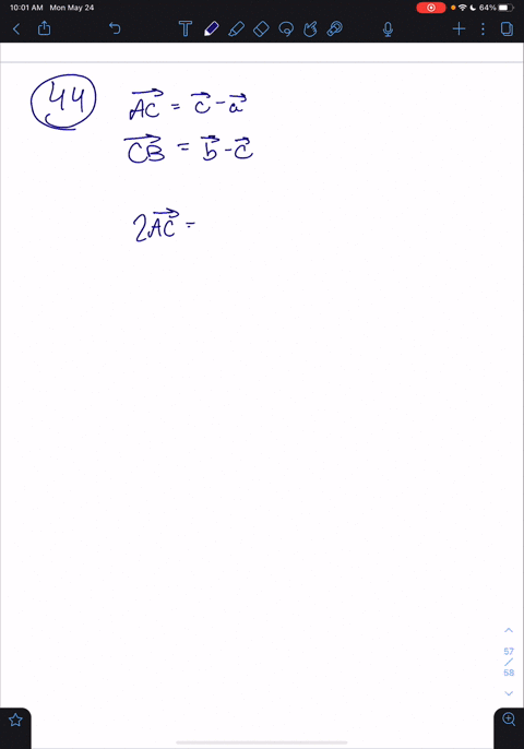 let-c-be-the-point-on-the-line-segment-a-b-that-is-twice-as-far-from-b-as-it-is-from-a-if-mathbfaove