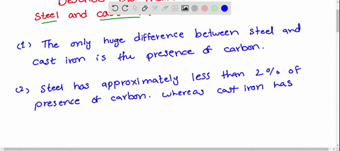 describe-the-major-differences-between-cast-iron-and-steel