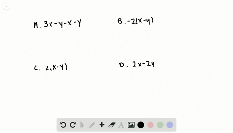 which-of-the-following-expressions-is-not-equivalent-to-the-others-beginarraylltext-a-3-x-y-x-y-text