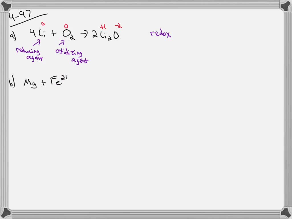 SOLVED:'Decide Whether Each Chemical Reaction The Table Below An ...