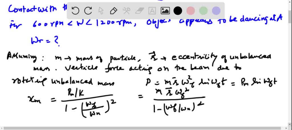 SOLVED:A variable-speed motor is rigidly attached to a beam B C . When ...