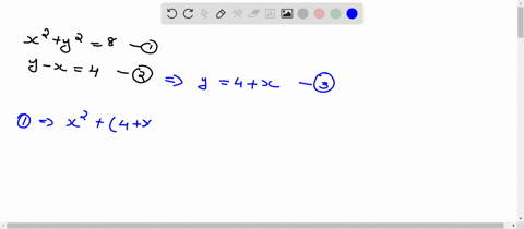use-the-method-of-substitution-to-solve-the-system-leftbeginarrayl-x2y28-y-x4-endarrayright