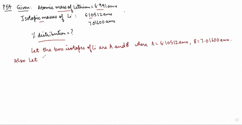 the-atomic-mass-of-lithium-on-a-four-significant-figure-periodic-table-is-6941-amu-lithium-has-two-n