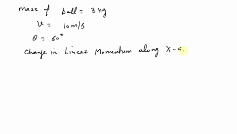 a-300-mathrmkg-steel-ball-strikes-a-wall-with-a-speed-of-100-mathrmm-mathrms-at-an-angle-of-theta600