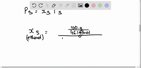 calculate-the-vapor-pressure-in-kpa-of-an-ethanol-solution-at-25circ-mathrmc-containing-200-grams-of