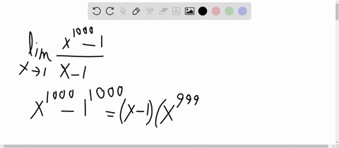 evaluate-lim-fracx1000-1x-1