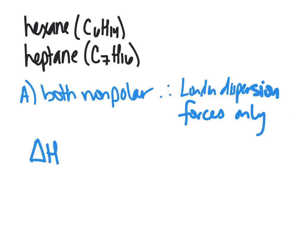 SOLVEDSuppose you have two nonpolar molecules that are liquids at room