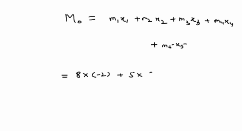 find-the-center-of-mass-of-the-point-masses-lying-on-the-x-axis-m_18-m_25-m_35-m_412-m_52-x_1-2-x_26
