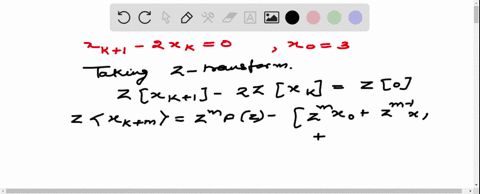 solve-the-difference-equation-x_k1-2-x_k0-given-the-initial-condition-that-x_03-taking-the-z-transfo