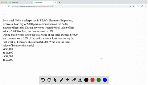 each-week-sally-a-salesperson-in-eddies-electronic-emporium-receives-a-base-pay-of-300-plus-a-commis
