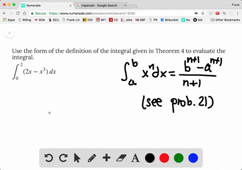 use-the-form-of-the-definition-of-the-integral-given-in-theorem-4-to-evaluate-the-integral-display-4