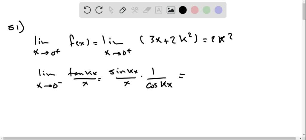 SOLVED:Find a nonzero value for the constant k th…