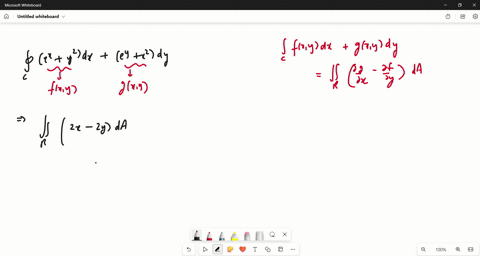 use-greens-theorem-to-evaluate-the-integral-in-each-exercise-assume-that-the-curve-c-is-oriented-50