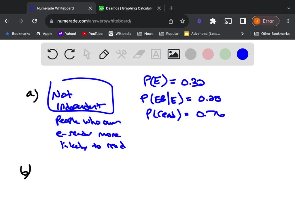 SOLVED:Book Reading. Although an increasing share of Americans are ...