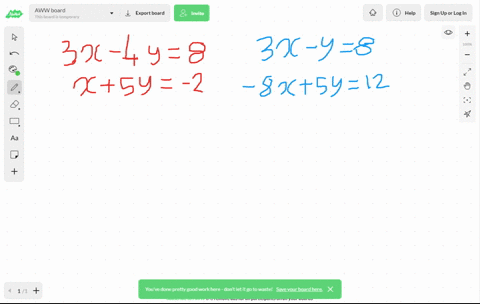 a-by-what-nonzero-constant-would-the-second-equation-be-multiplied-to-eliminate-the-x-variable-from-