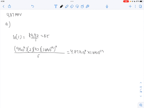 a-487-mathrmmev-alpha-particle-from-a-226-mathrmra-decay-makes-a-head-on-collision-with-a-uranium-nu