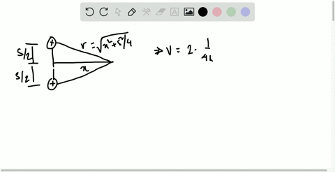 two-positive-point-charges-q-are-located-on-the-y-axis-at-ypm-frac12-s-a-find-an-expression-for-the-